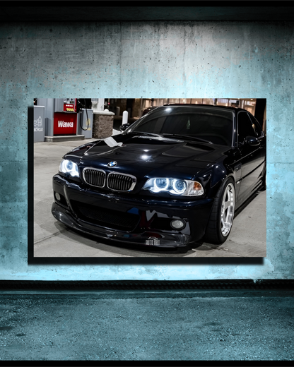 Poster BMW M3 E46 (LED Blanche)