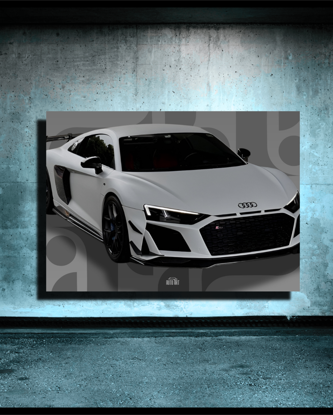 Poster Audi R8 (LED Blanche)