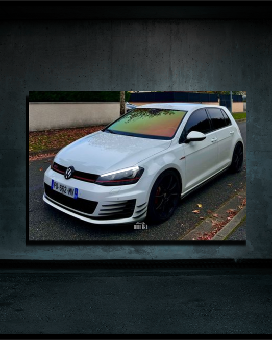 Poster Volkswagen GTI (LED Blanche)