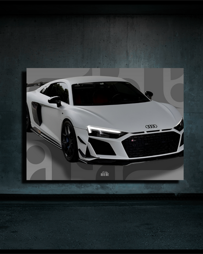 Poster Audi R8 (LED Blanche)