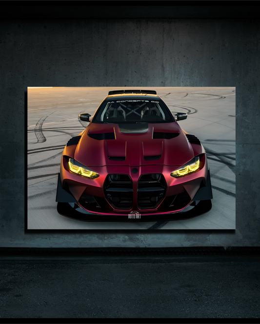 Poster BMW #4 (LED Jaune)